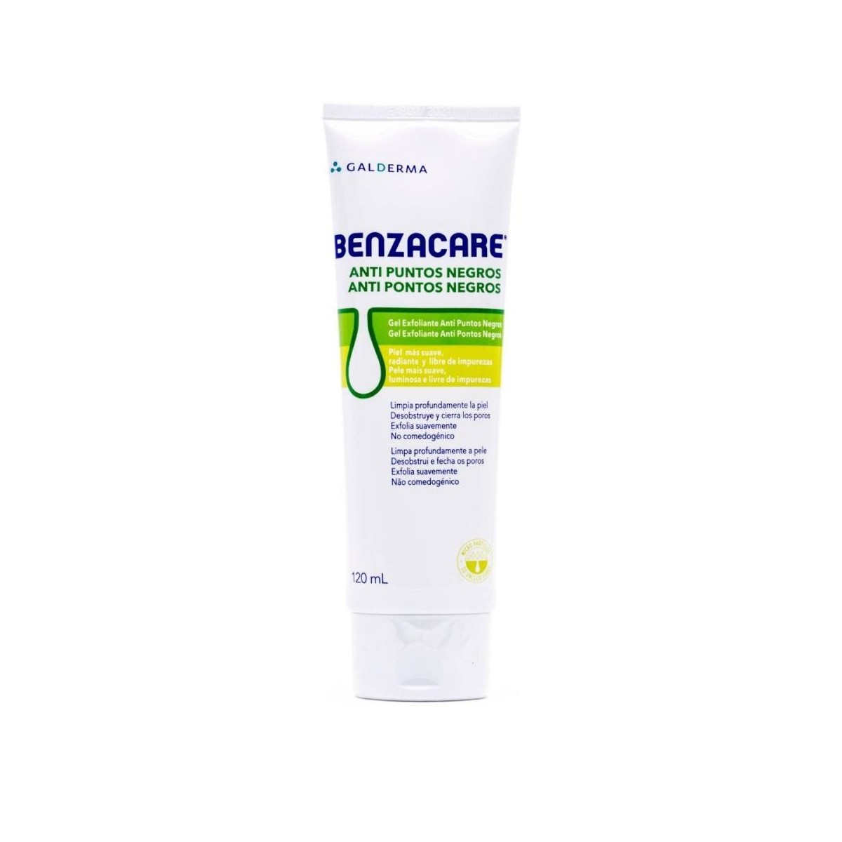 benzacare gel exfoliante anti puntos negros 120 ml