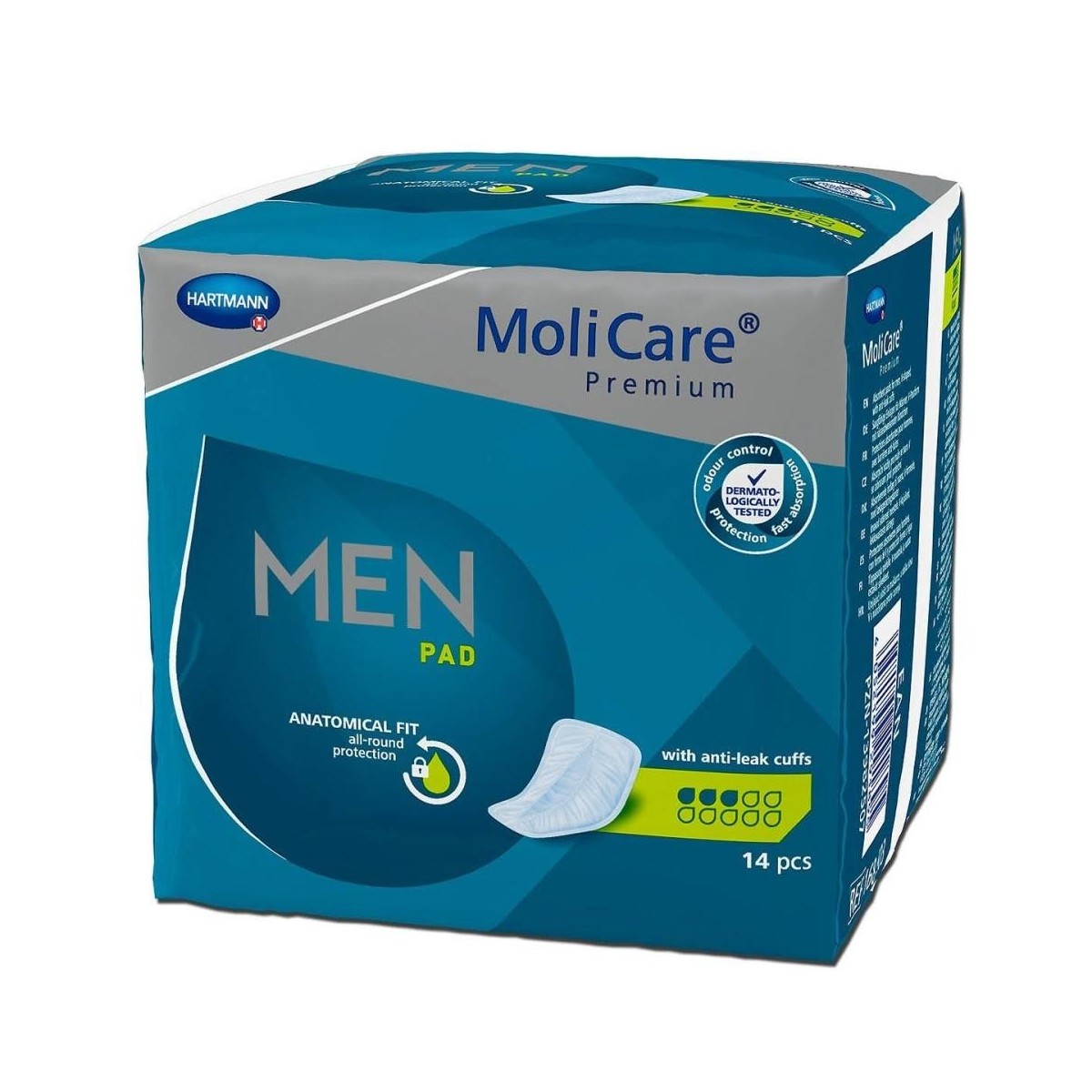 molicare premium men pad 3 gotas 14 uds