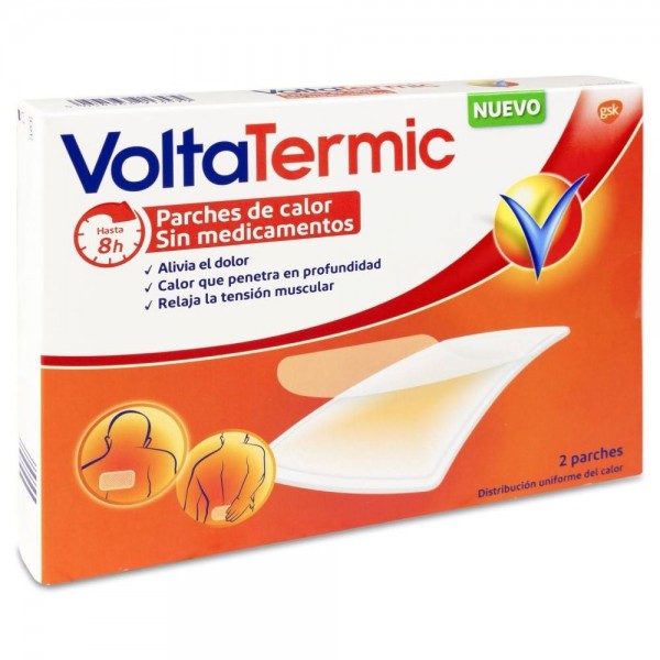 voltatermic 2 parches de calor rectangulares