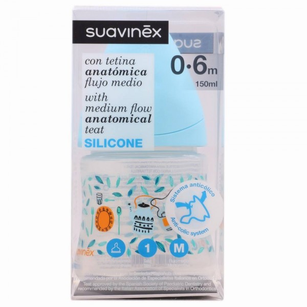 suavinex biberon silicona t1 150ml