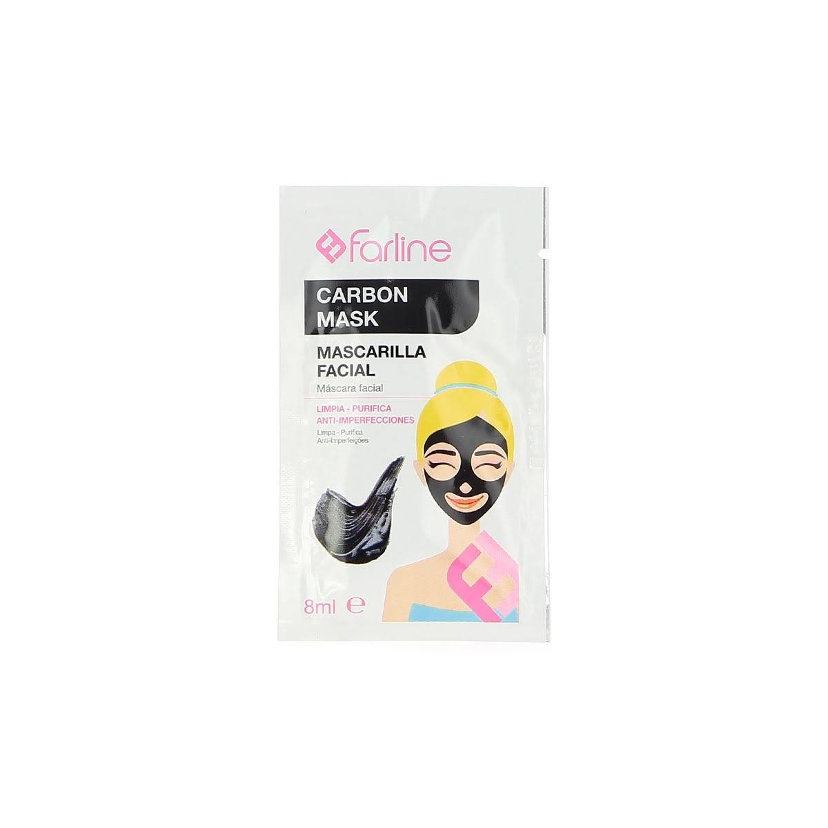 farline mascarilla facial carbon 8 ml