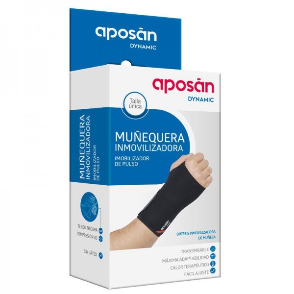 aposan dynamic munequera inmovilizadora derecha talla unica