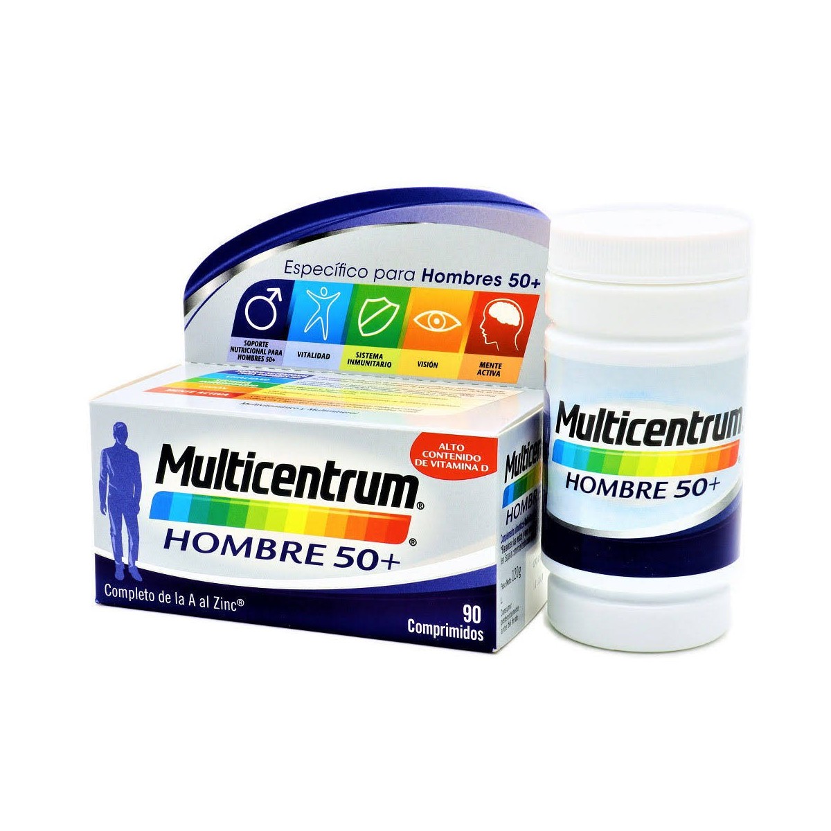 multicentrum hombre 50 90 comprimidos