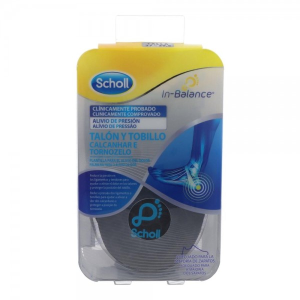 dr scholl in balance plantilla talon y tobillo talla s