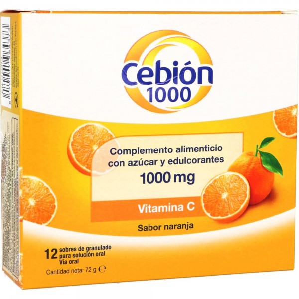 cebion 1000 mg 12 sobres