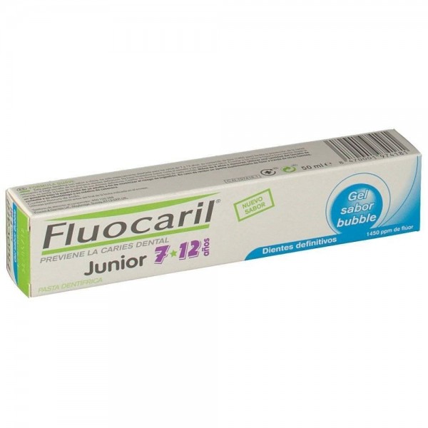 fluocaril junior 7 12 anos gel 50 ml bubble