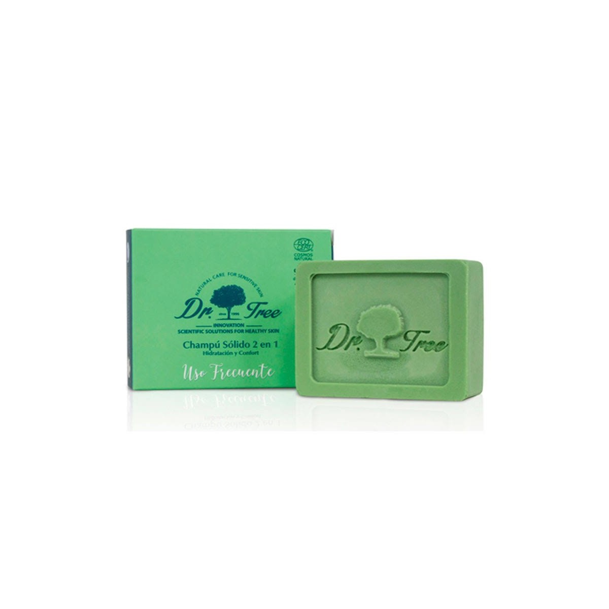 dr tree champu solido 2 en 1 uso frecuente 75g