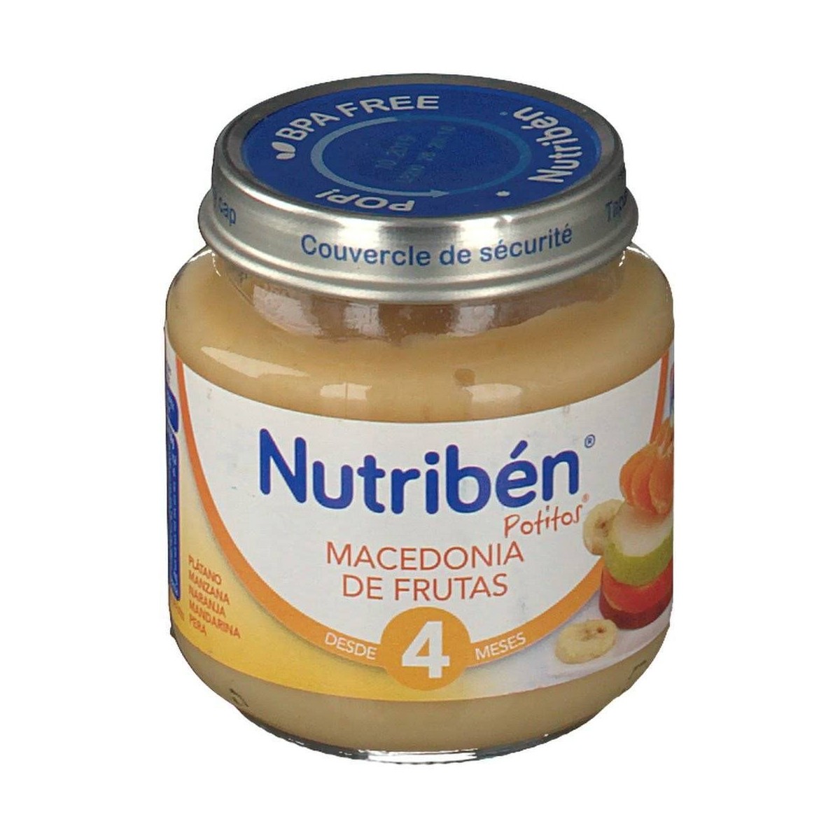 nutriben macedonia de frutas 130 g