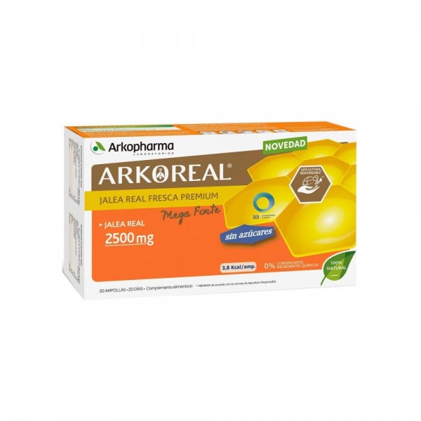 arkoreal jalea real 2500 mg sin azucar 20 unidades