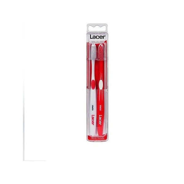 lacer cepillo dental technic medio duplo