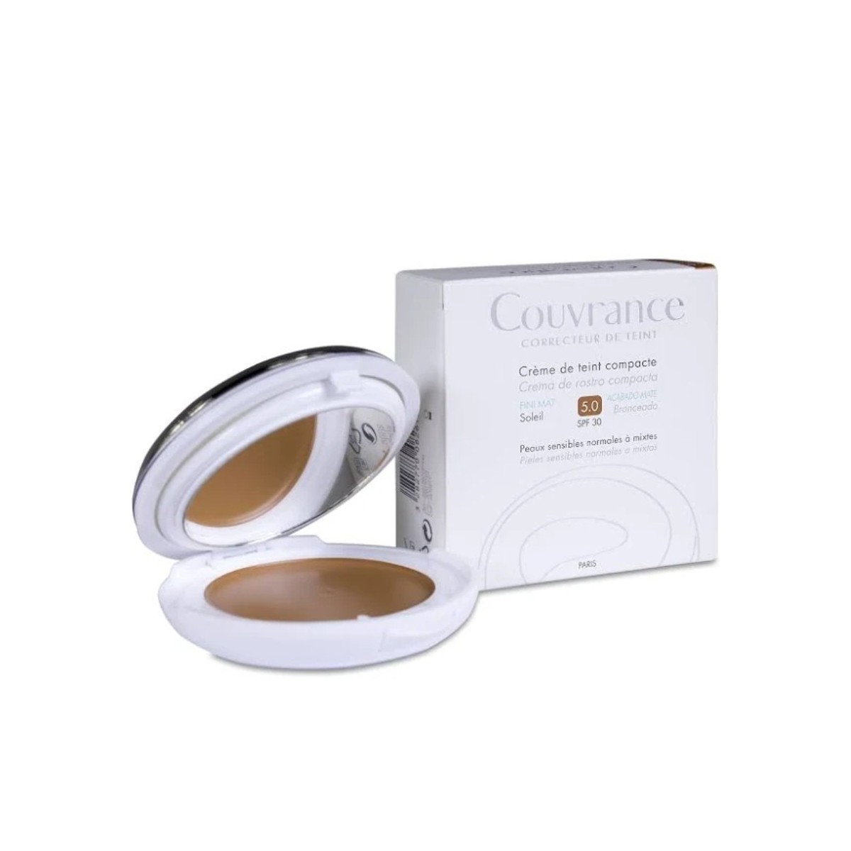 couvrance crema compacta mate bronceado avene