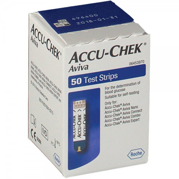 accu chek aviva 50 tiras reactivas