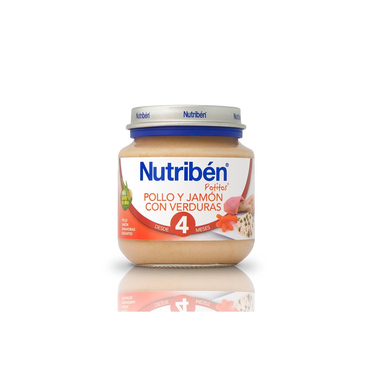 nutriben pollo jamon verduras 130 g