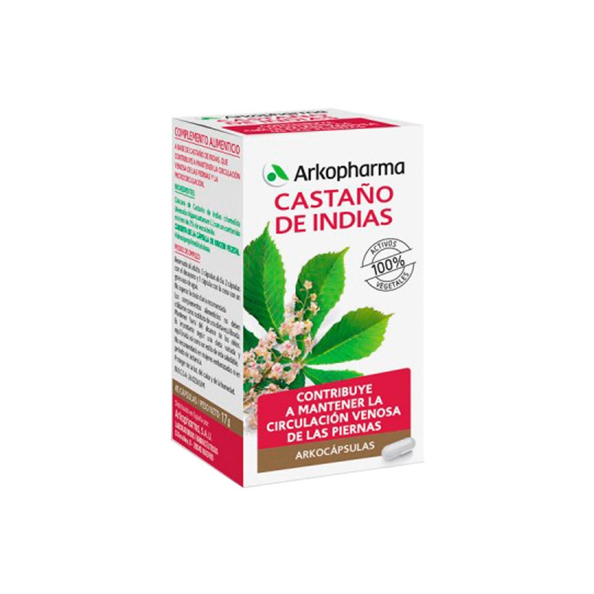 arkopharma castano de indias bio 84 capsulas
