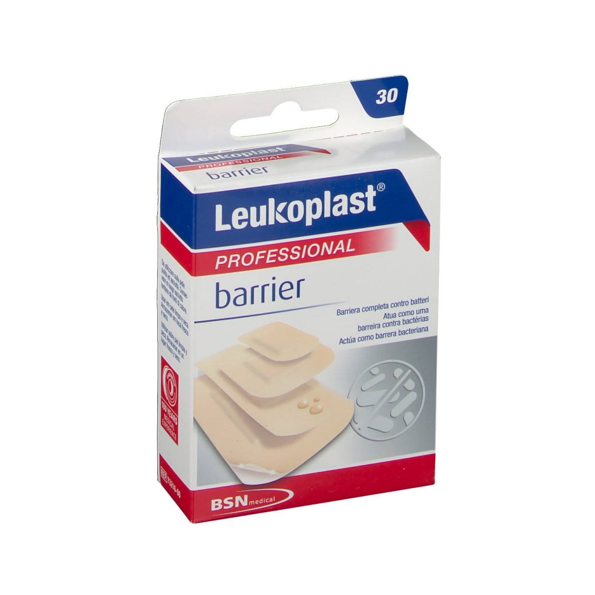 leukoplast barrier tiritas surtidas 30 uds
