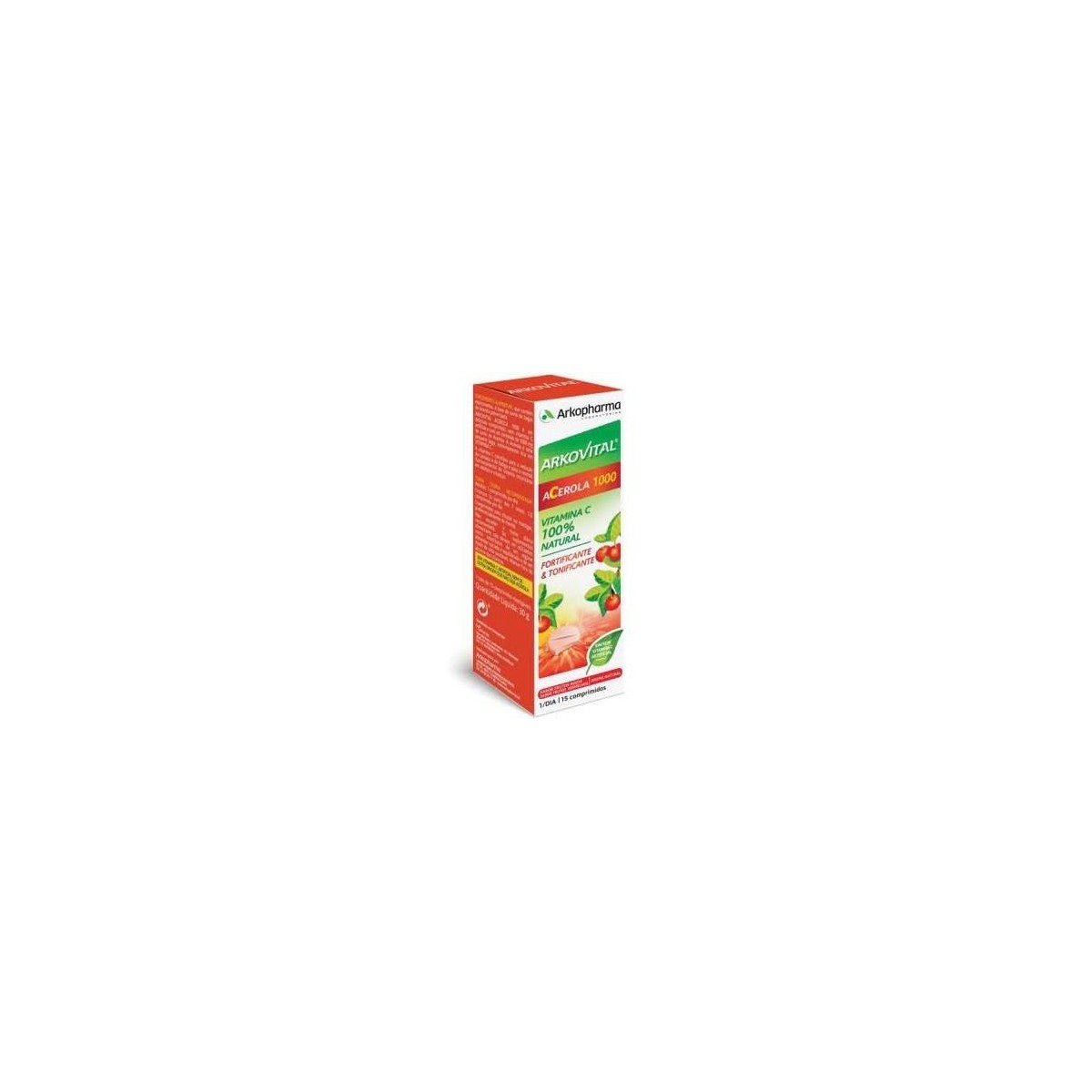 arkopharma arkovital acerola 1000 15 comprimidos masticables