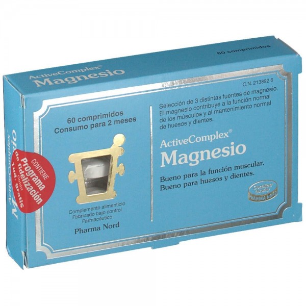 activecomplex magnesio 60 comprimidos pharma nord