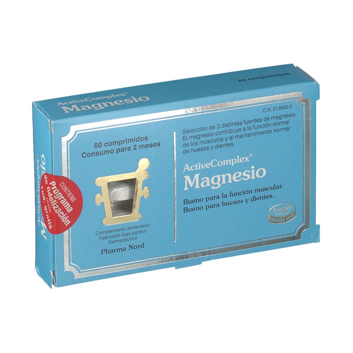 activecomplex magnesio 60 comprimidos pharma nord