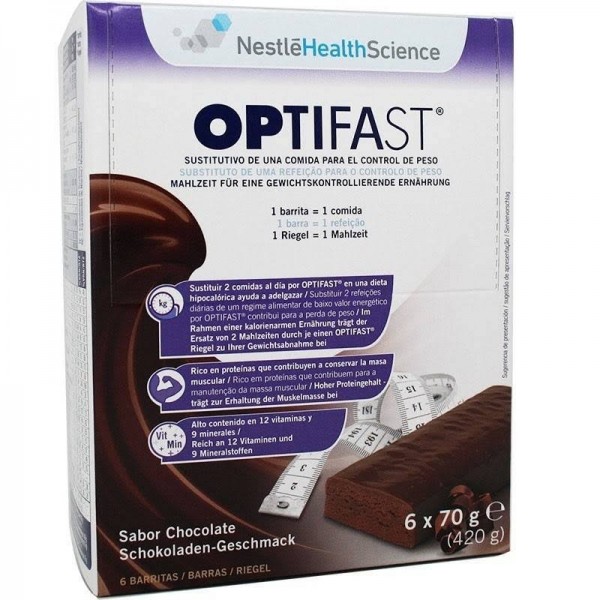 optifast 6 barritas chocolate