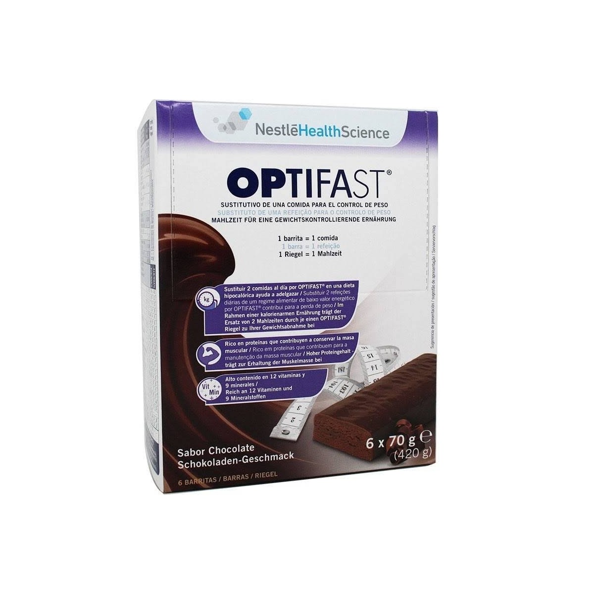 optifast 6 barritas chocolate