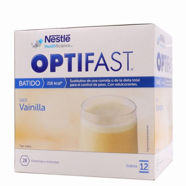 optifast batido vainilla 9 sobres