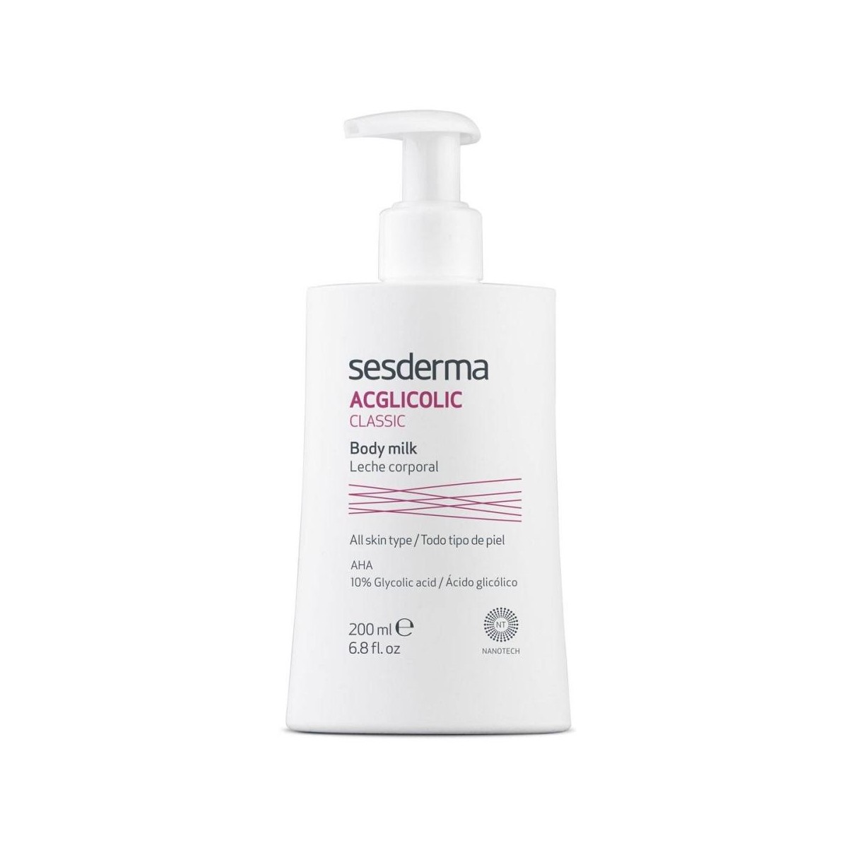 sesderma leche corporal acglicolic classic 200 ml