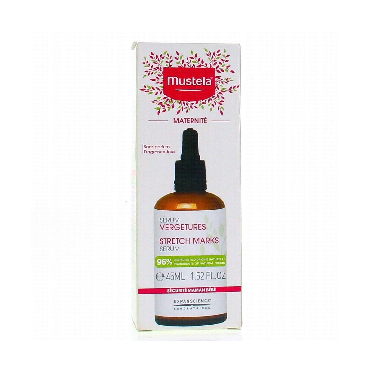 mustela serum estrias 45ml