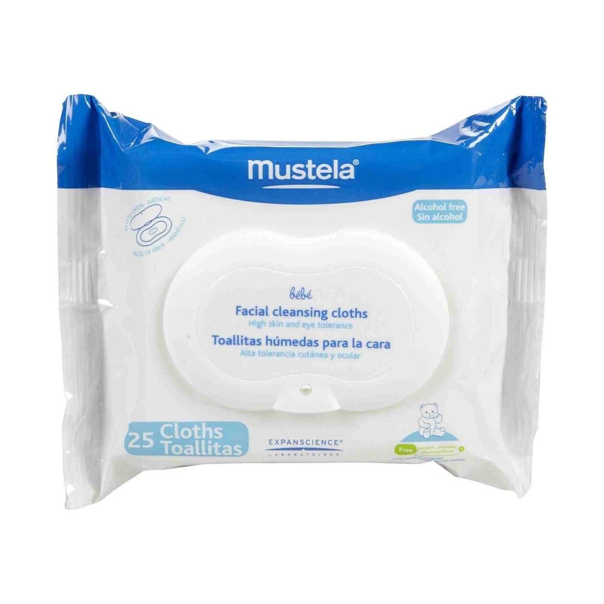mustela toallitas cara 25 toallitas