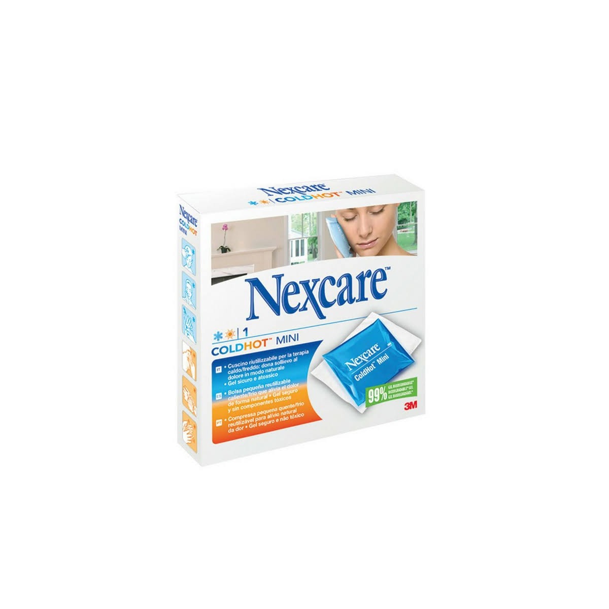 nexcare coldhot bolsa frio calor mini 10 x 10 cm