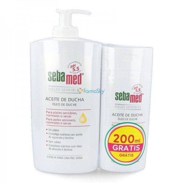 sebamed aceite de ducha 500ml 200ml