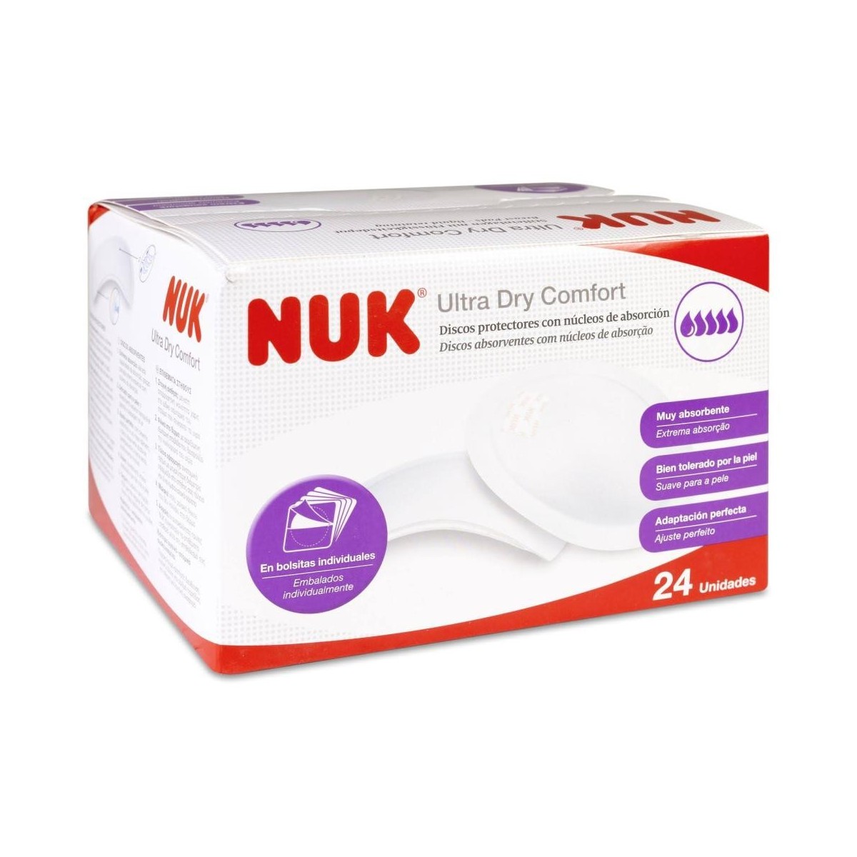 nuk 24 discos protectores premium