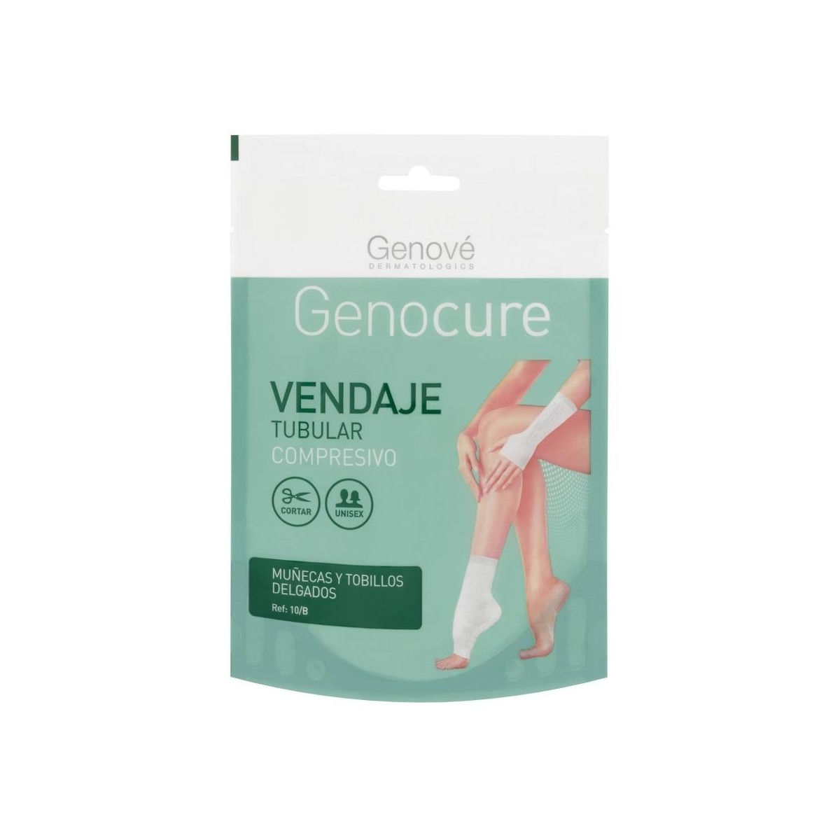 genocure vendaje tubular compresivo munecas y tobillos delgados