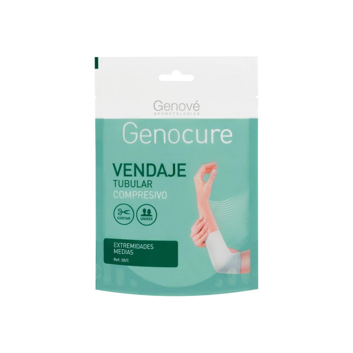 genove genocure vendaje tubular compresivo extremidades medias