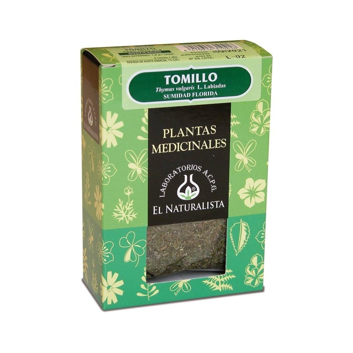 el naturalista tomillo 50 g