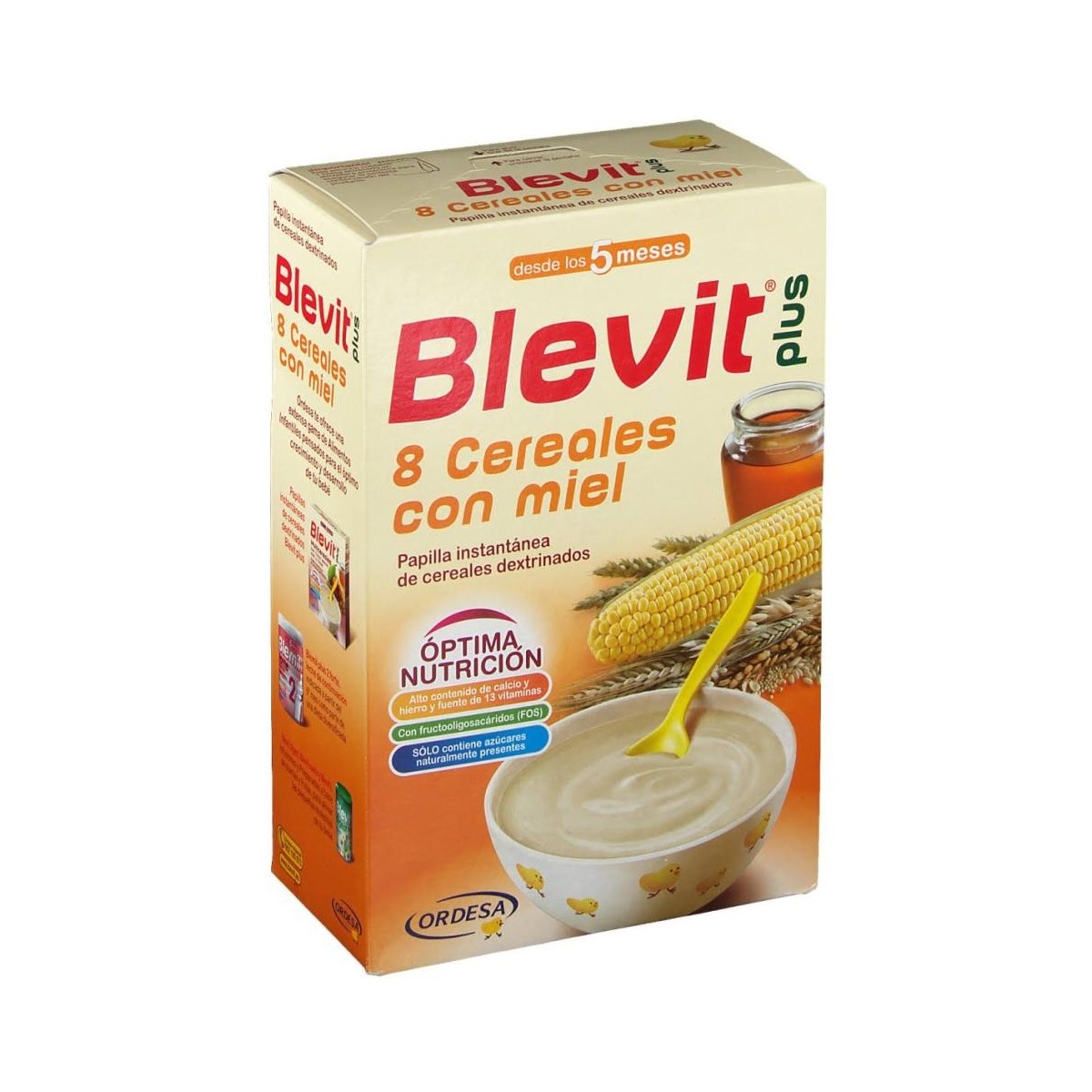 blevit plus 8 cereales con miel 300 gr