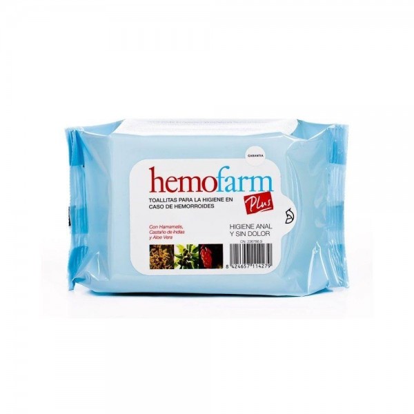 hemofarm plus 40 toallitas
