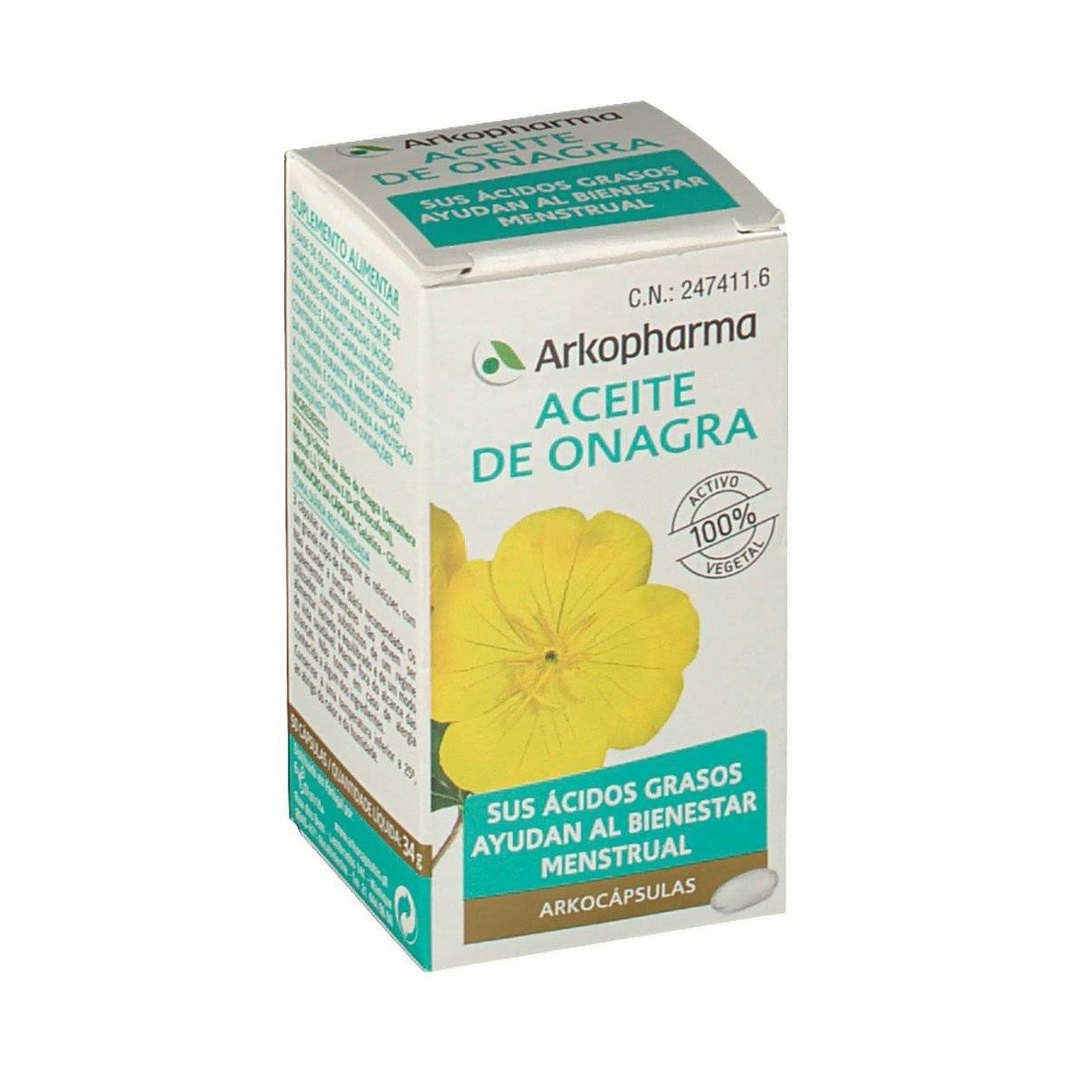 arkopharma arkocaps aceite de onagra 50 capsulas