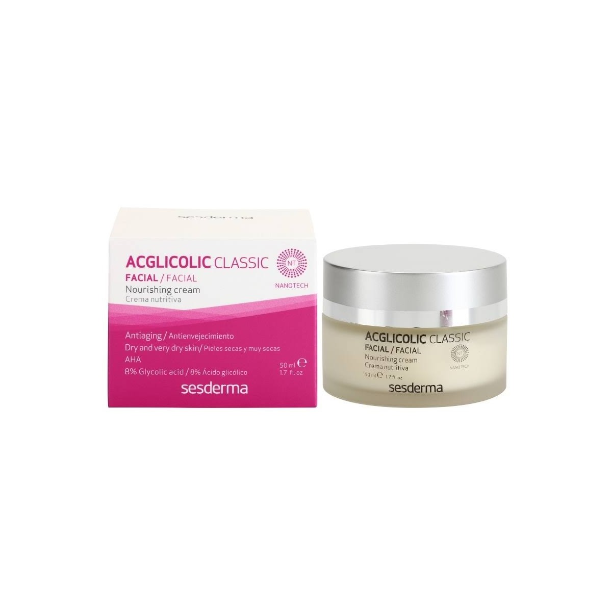 sesderma acglicolic classic crema nutritiva 50 ml