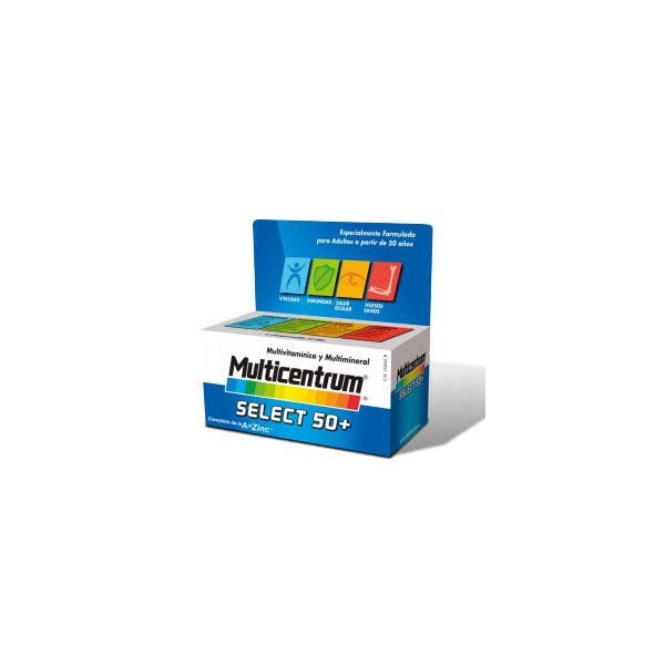 multicentrum select 50 60 comprimidos