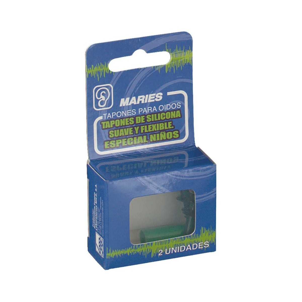 tapones oidos maries silicona nino 2 u