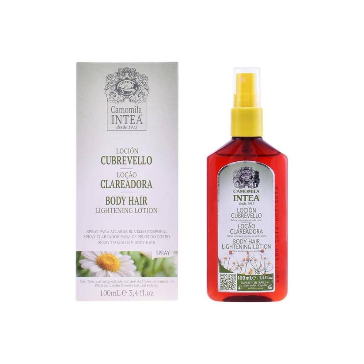 intea locion cubrevello camomila 100ml