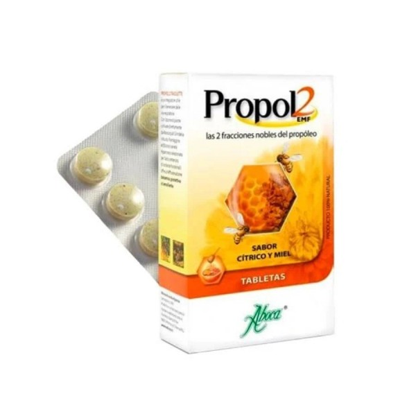 10 x propol 2 emf agrumi y miel 30 comprimidos aboca