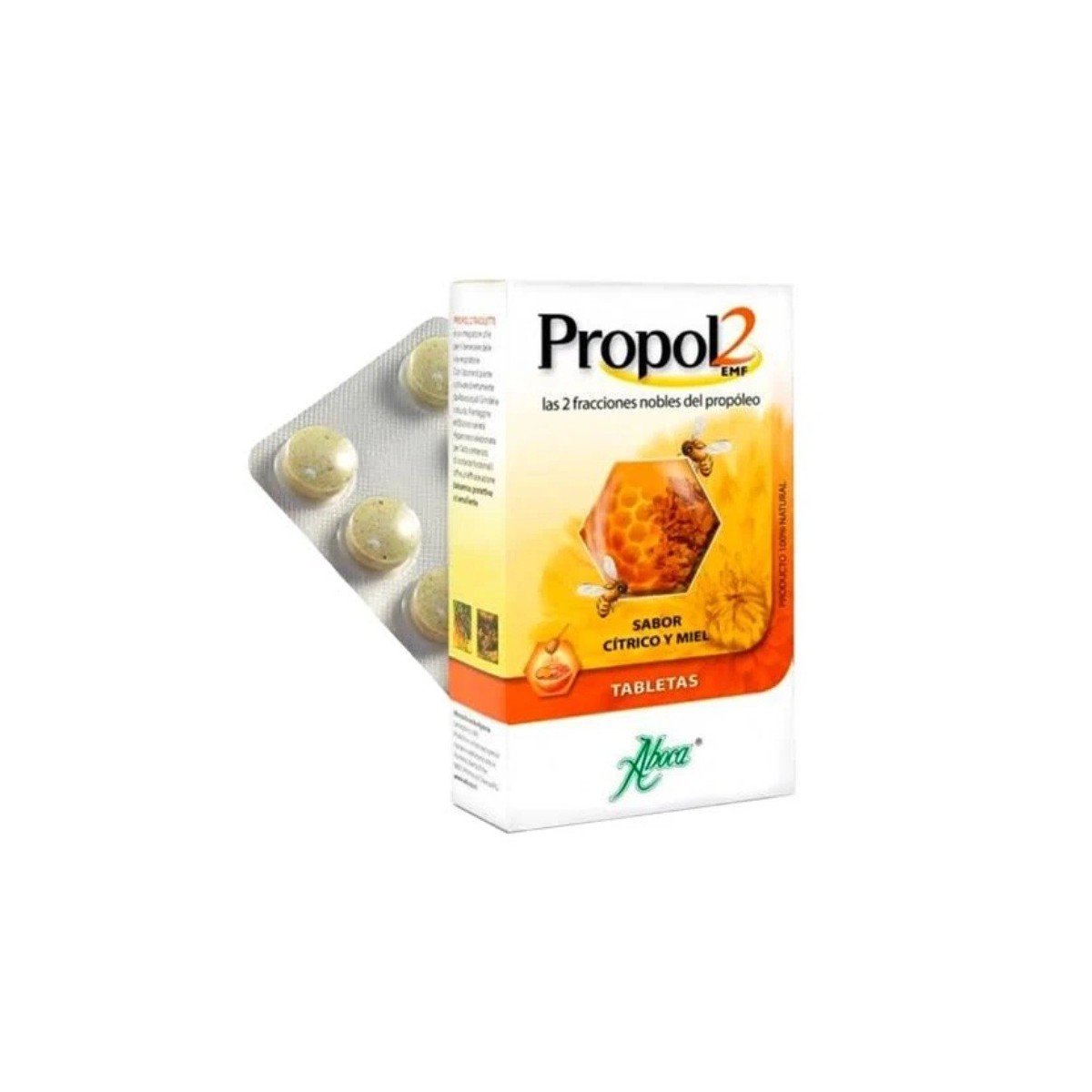 10 x propol 2 emf agrumi y miel 30 comprimidos aboca