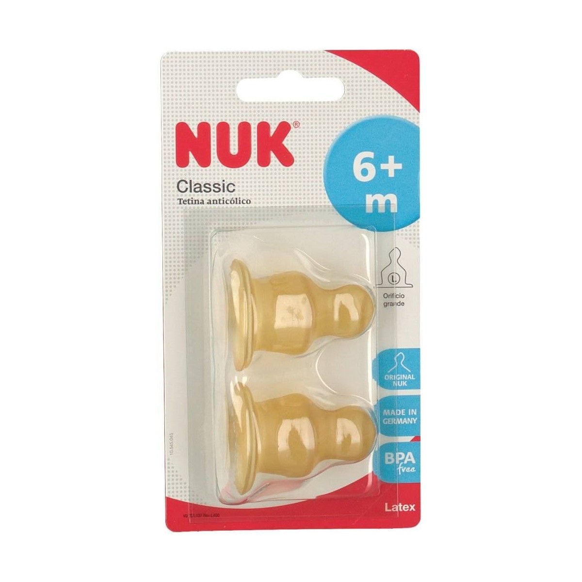 nuk tetina alimento 2 u