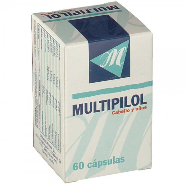 multipilol cabello y unas 60 capsulas