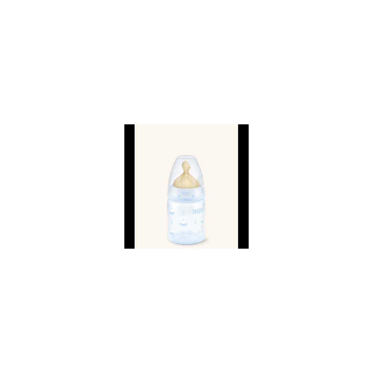 nuk biberon latex blue 0 6 m 150 ml