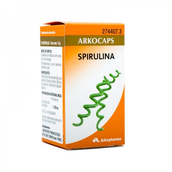 spirulina arkopharma 48 capsulas