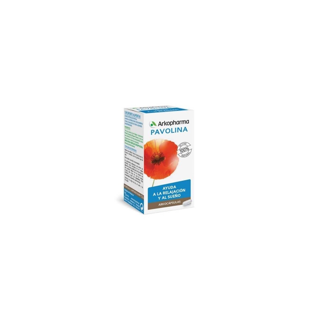 arkopharma arkocapsulas pavolina 48 capsulas