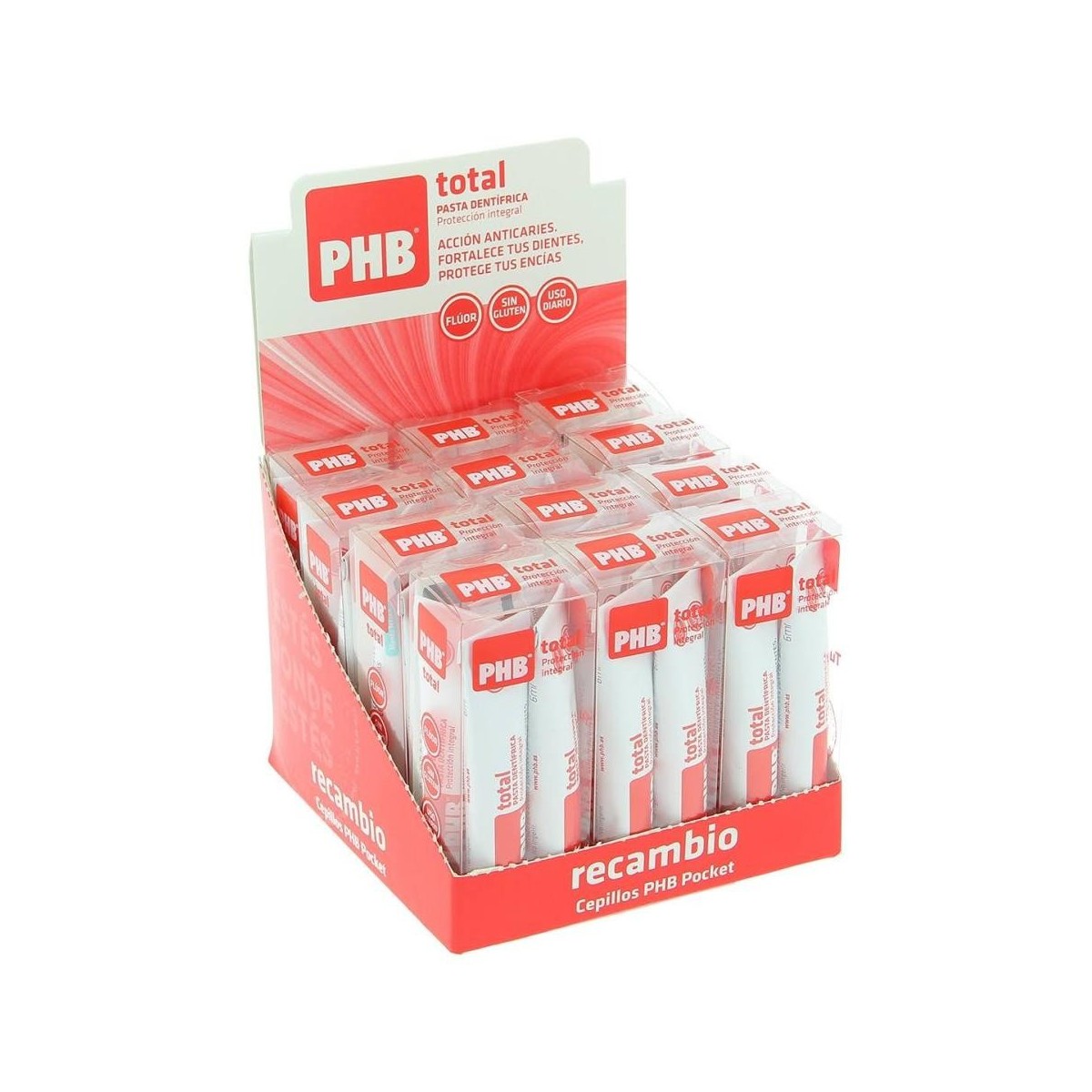 phb pasta recambio pocket 4x6ml