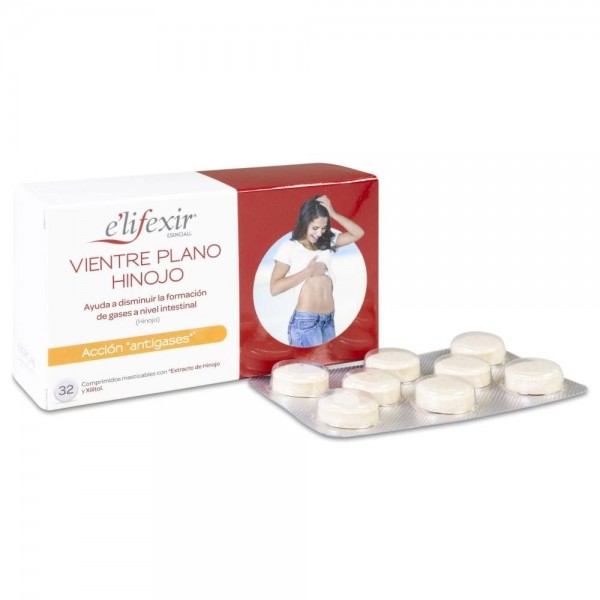 elifexir vientre plano hinojo 32 comprimidos
